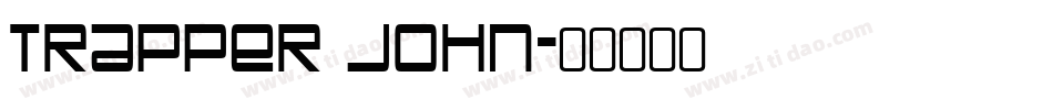 Trapper John字体转换